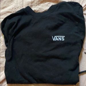 Vans long sleeve rose shirt
